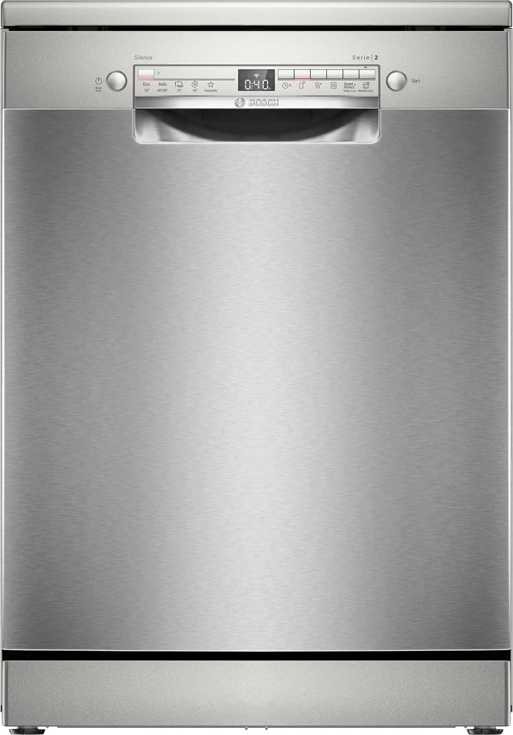 Bosch Serie 2 SMS2HTI02E Geschirrspüler, 60 cm, Spülmaschine, freistehend, Edelstahl, Bosch Elettrodomestici