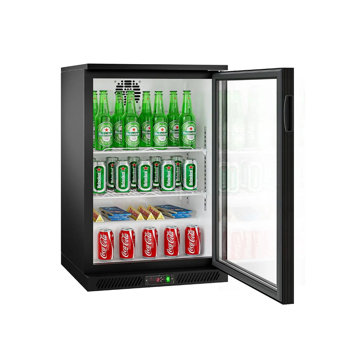 Kühlschrank, 126 L, GGM, GGM Gastro Barkühlschrank 126L 600mm