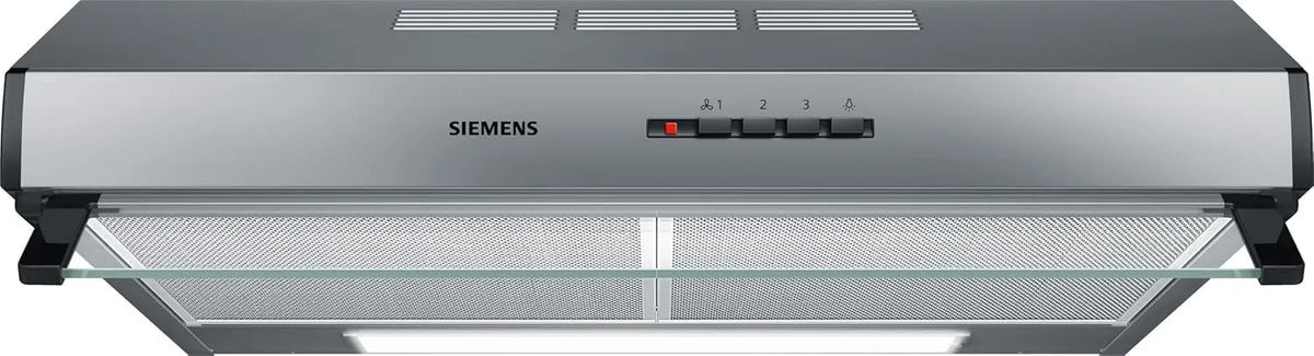 Siemens iQ300 LU63LCC50 Dunstabzugshaube, 60 cm, Küchenhaube, Edelstahl, Siemens iQ300 Integrierte Unterbauhaube 60 cm Edelstahl LU63LCC50