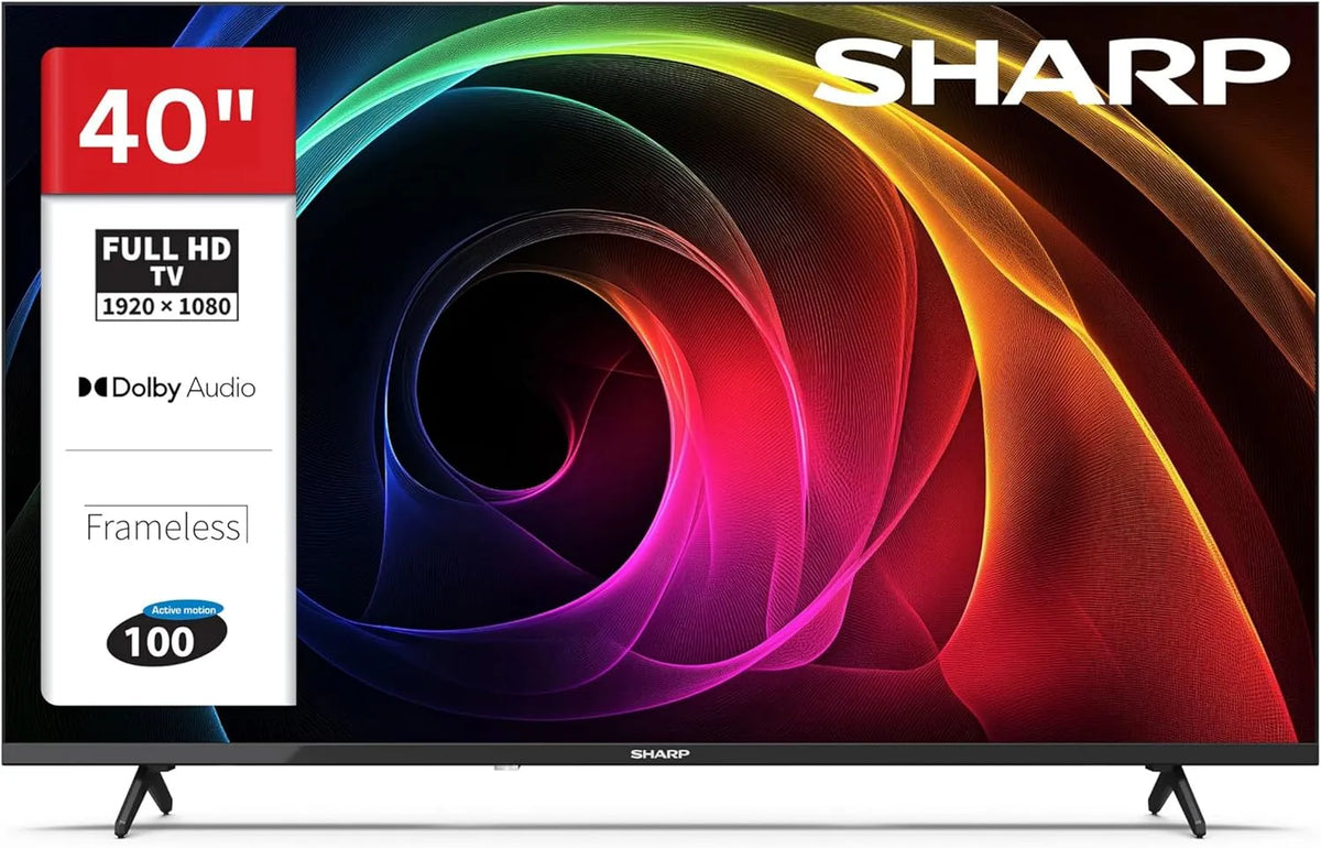 Sharp 40HA1705E Smart TV, 40 Zoll, Fernseher, Full HD, 101 cm, LED TV mit Full HD Auflösung