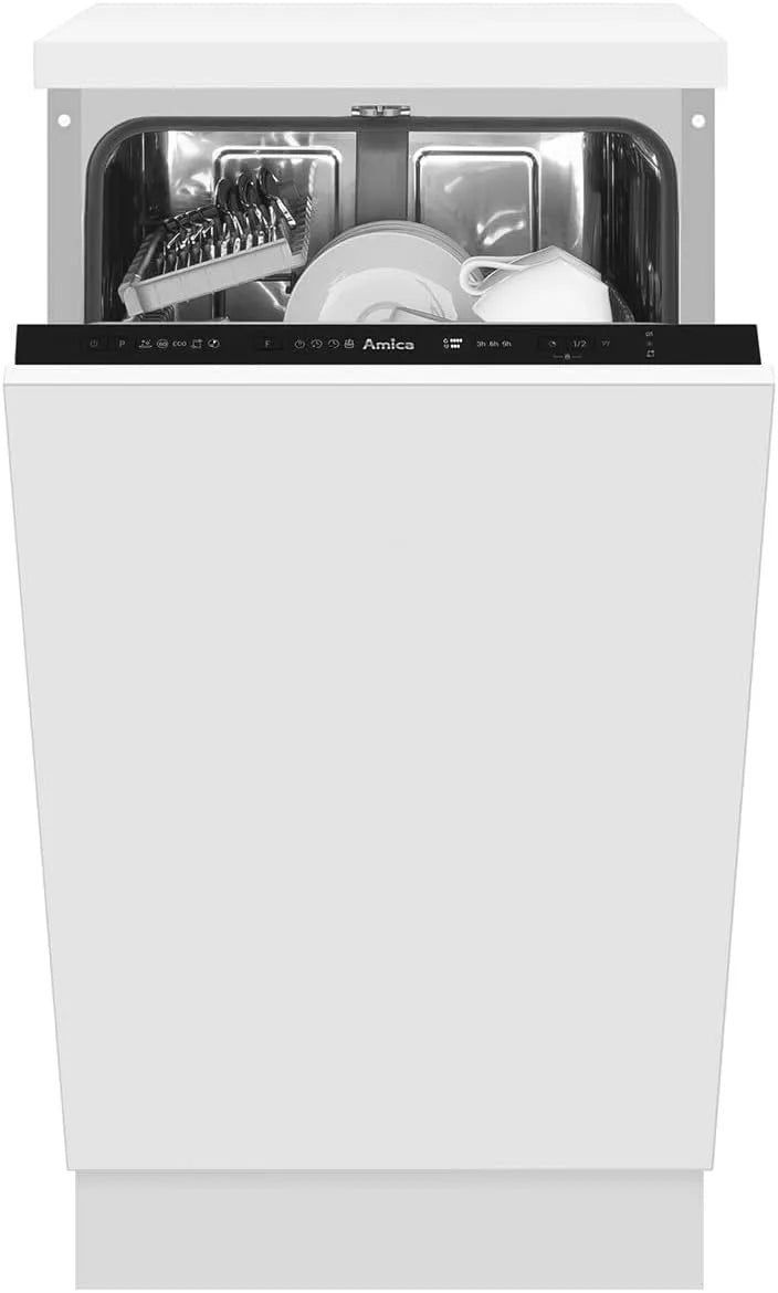 Amica Geschirrspüler, 45 cm, Slim-Format, Einbau, Amica Einbau-Geschirrspüler 45 cm 10 Maßgedecke OpenDry EGSPV 587 921