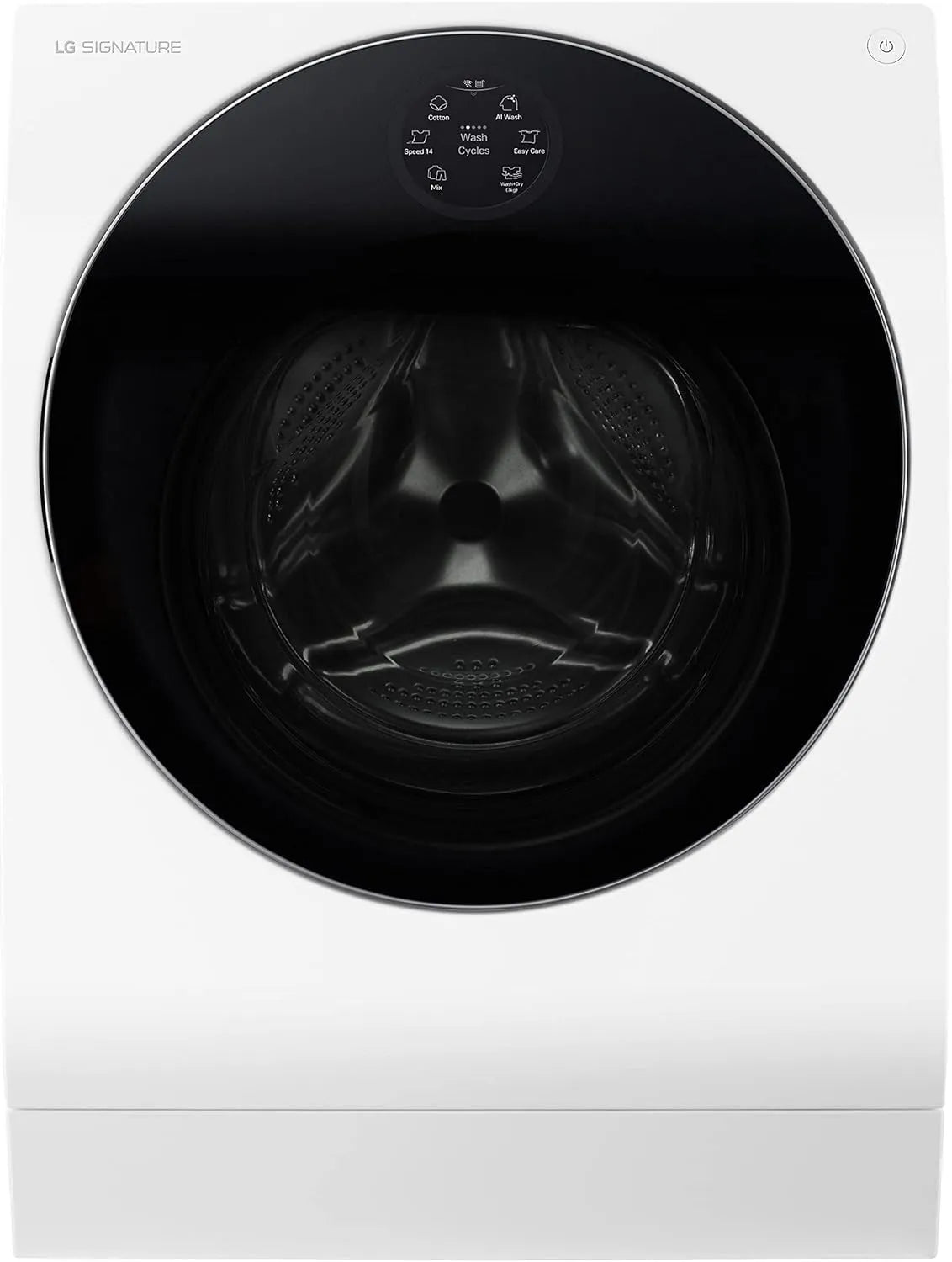 LG LSWD099x 4-fach Waschtrockner, 60 x 67.5 x 85 cm, 7 kg, Energieklasse A, Waschmaschine, Trockner, Weiß, Steam-Funktion, 1550 U/min, SIGNATURE
