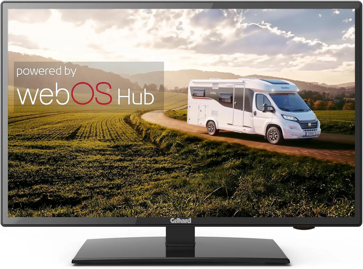 Smart TV GTV2226 230Volt, 12 V, Fernseher, webOS, WLAN, Bluetooth, DVB-S2, Full HD, PVR-Aufnahme, 22, Zoll