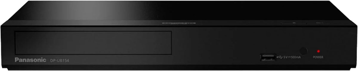 Panasonic HDR10+, Ultra HD Blu-ray Player in schwarz, 4K Blu-ray Disc, 4K VoD DP-UB154EG-K, Dolby Atmos, HDMI, USB