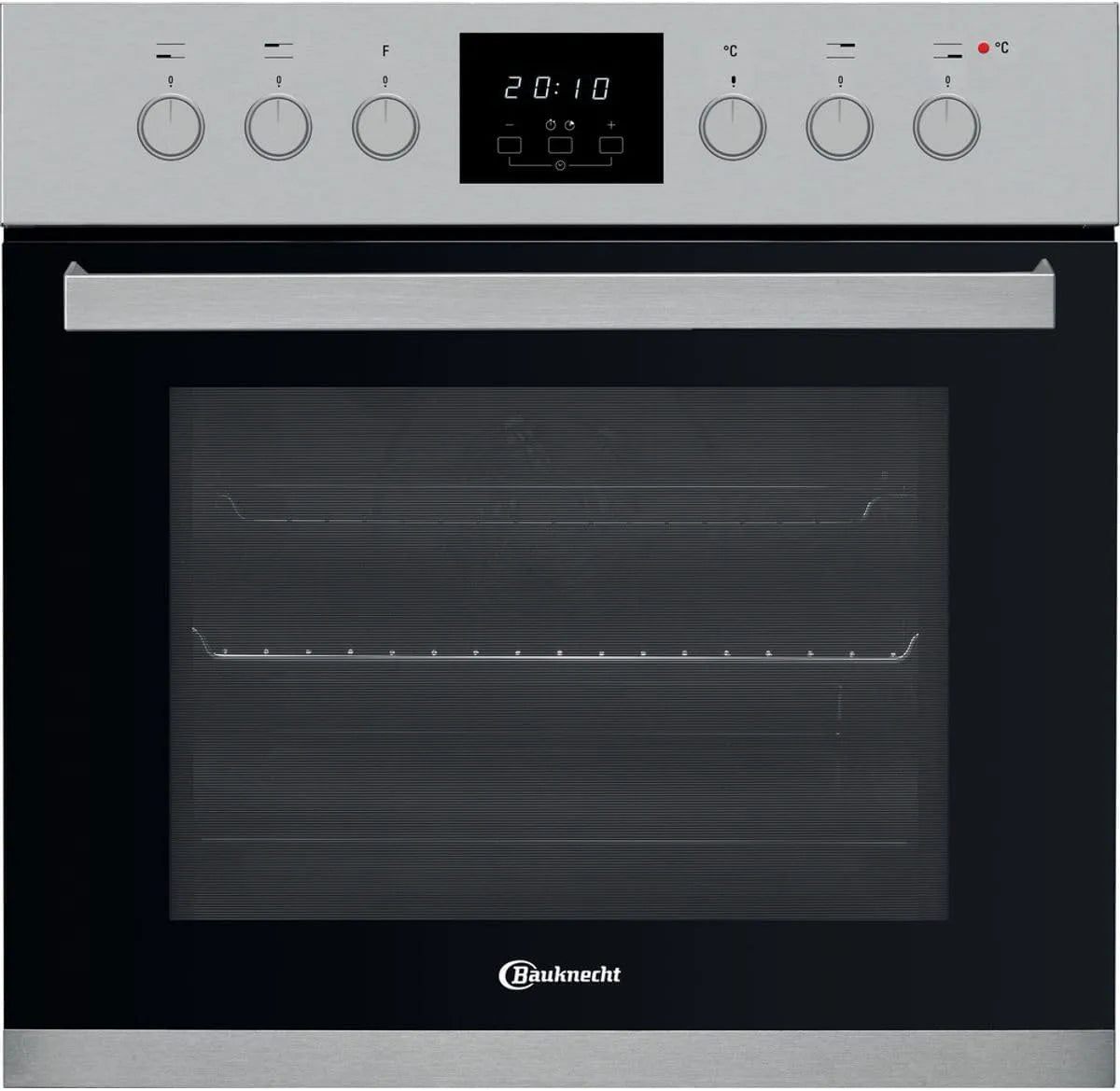 Bauknecht 65L Garraum, IN Elektrischer Einbauherd, Hydrolyse-Reinigung, Cookmatic Steuerung HVS3 TH8V2, 5x55 cm - Edelstahl, PowerHeißluft, 5x59