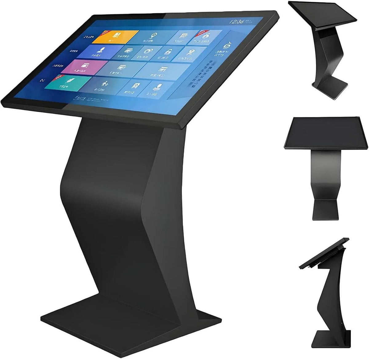 Digital Signage Display Black-32Inch, 32 Zoll, 1920 × 1080, LCD-Werbedisplay, Einzelhandel, Touch-Bedienung, IPS-Panel, digitaler Werbeanzeige