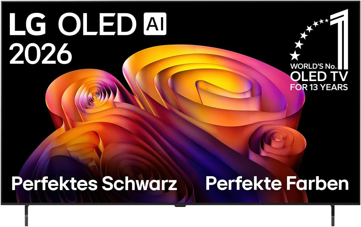 LG OLED55B68LA Gen3 Smart TV, 55 Zoll, 120 Hz, Energieklasse F, Fernseher, 4K UHD, webOS, Modelljahr 2026, α8 4K AI Prozessor, 139 cm, webOS 26