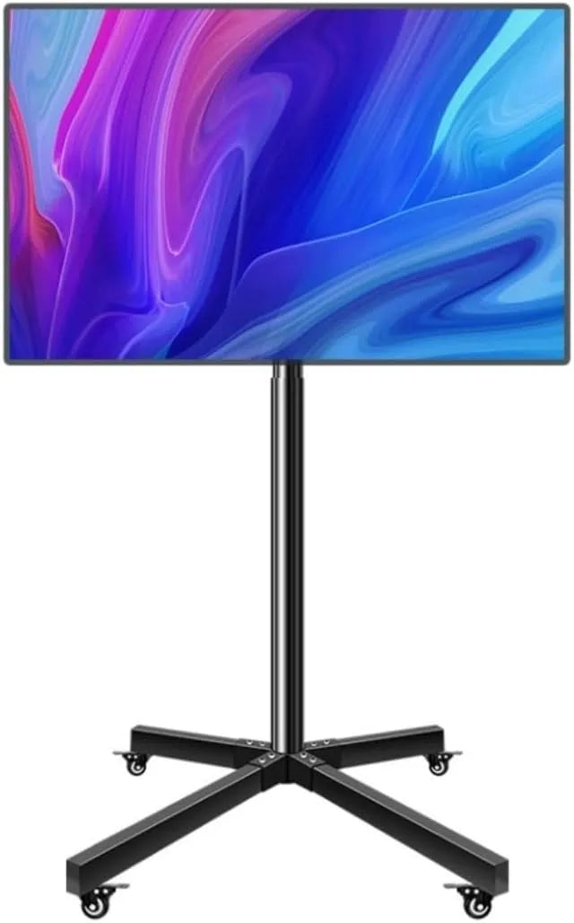 TV-Möbel 14-42-Zoll-Bildschirme, Outdoor, Bodenständer hält bis zu 66 Pfund, mobiler TV-Wagen mit Rädern für, Monitor-TV-Halter, TV-Ständer, Unive