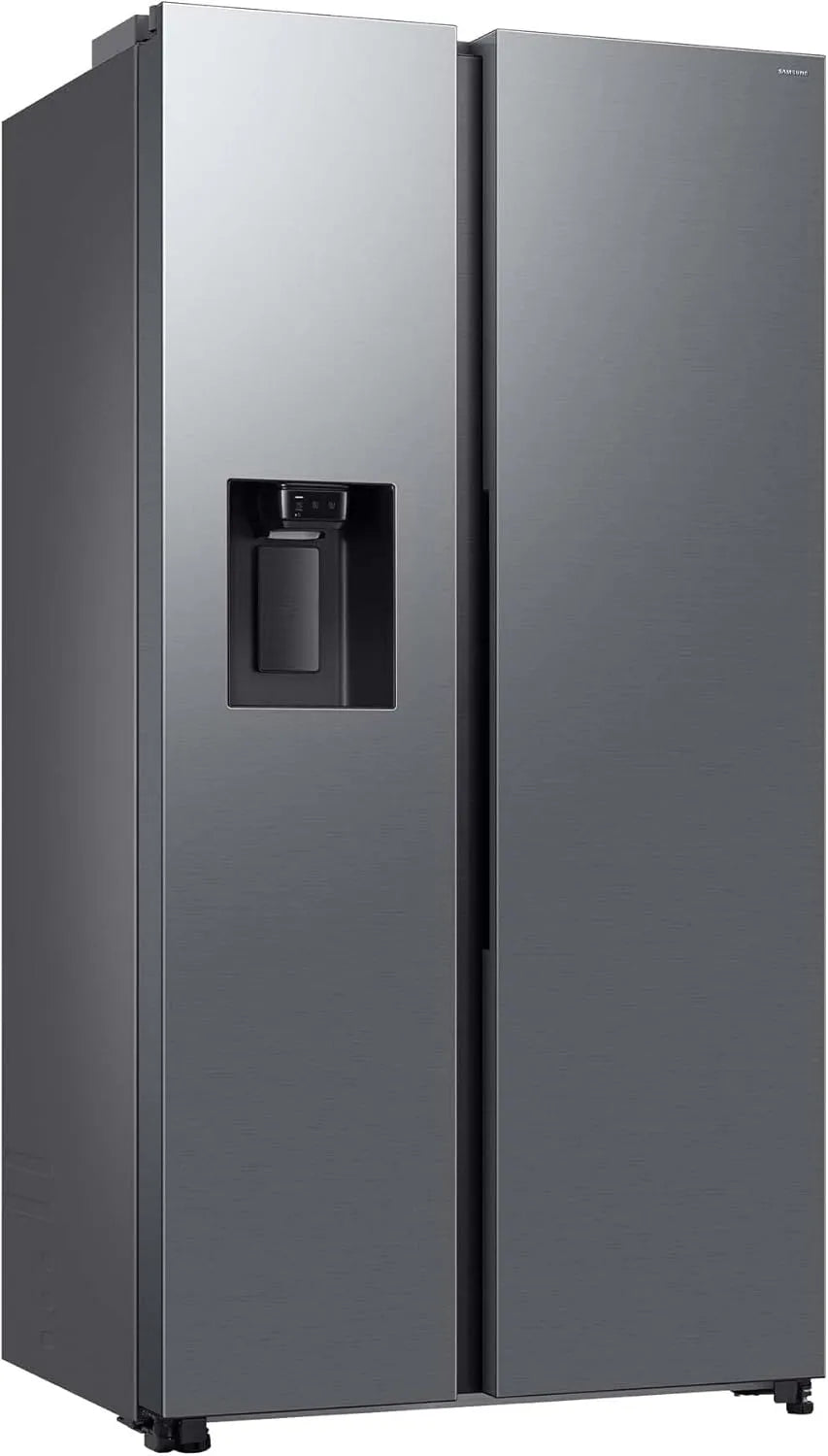 Samsung RS70F66KBTEF Kühl-Gefrierkombination, 634 L, Edelstahl, Kühlschrank mit Gefrierfach, Twin Cooling+, AI Energy Mode, 178 cm, Eis, Wasserspender