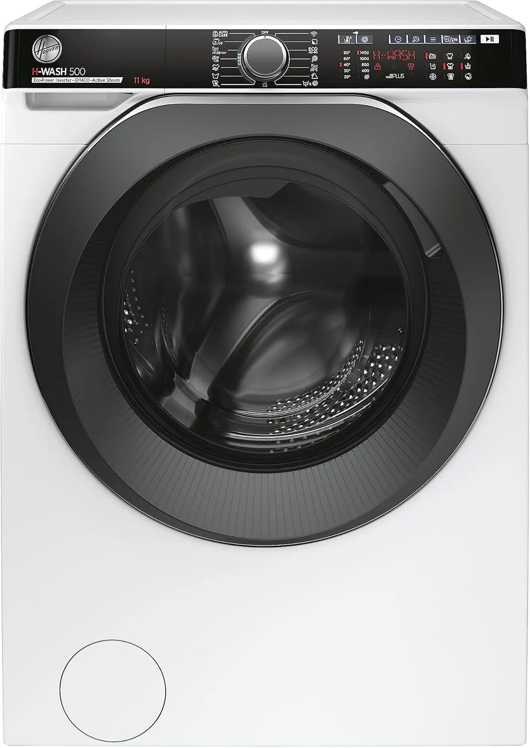 Hoover 411AMBC/1-S Waschmaschine, 11 kg, Energieklasse A, WLAN, Bluetooth, App, Inverter, Hoover H-WASH 500 HWP 411AMBC/1-S Waschmaschine, Füllmenge