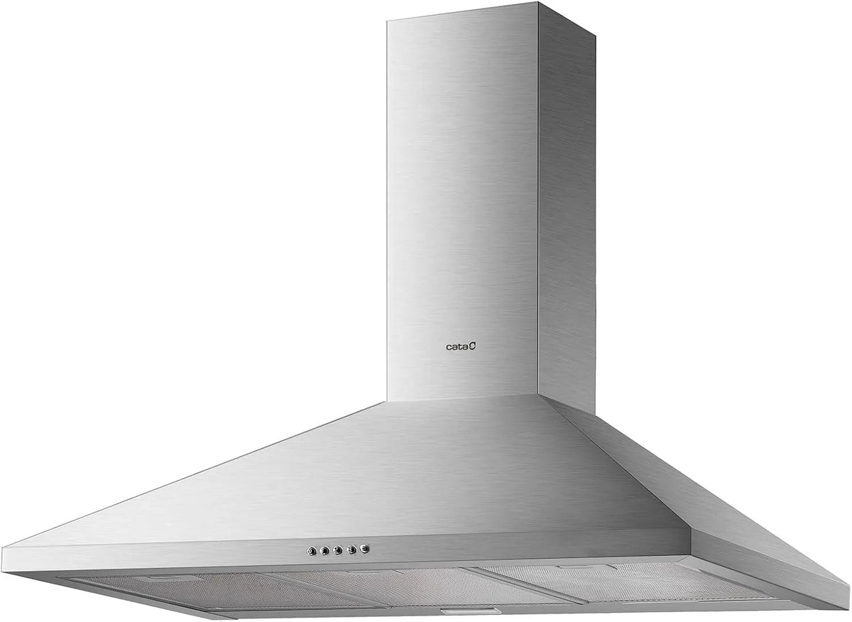 Cata Dunstabzugshaube, 120 W, Energieklasse B, Küchenhaube, Edelstahl, V 9000 x, 3 Absaugstufen