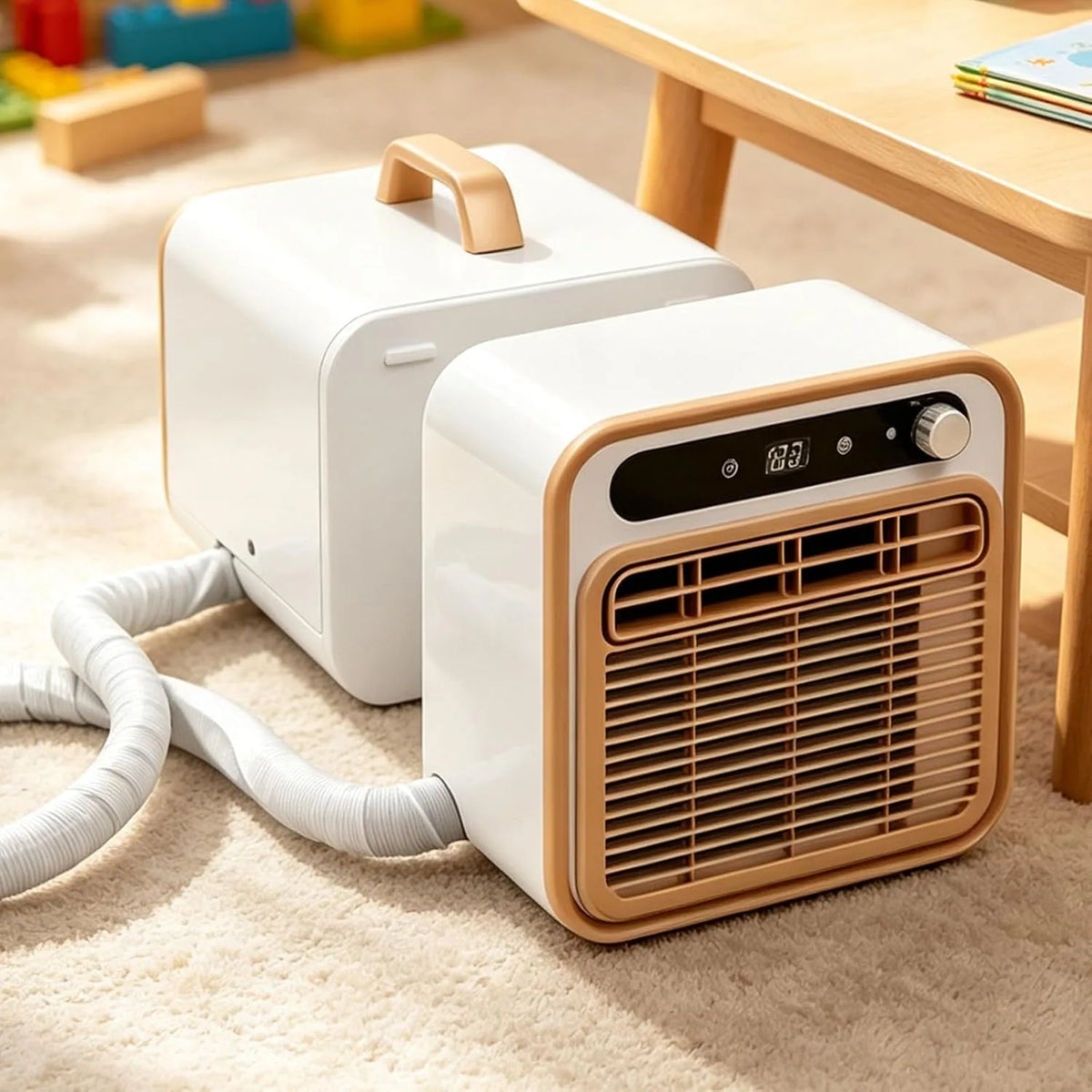 Klimaanlage 2m-WirelessVersion, tragbar, Split-Klimaanlagen System 5000 BTU, Zweischlauch-Klimaanlage Einheit 2m-WirelessVersion, Ohne Montage