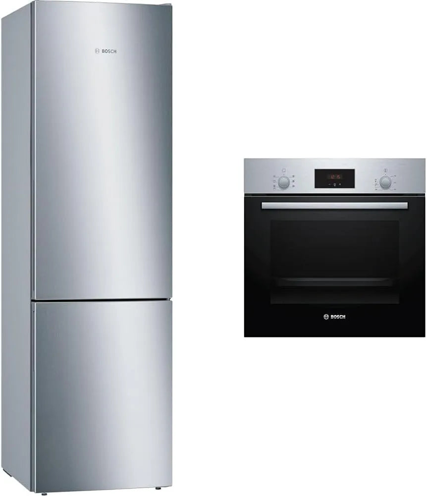 Bosch Serie 6 KGE39AICA Kühl-Gefrierkombination, 201 x 60 cm, Einbau, Kühlschrank mit Gefrierfach, EcoClean Direct Reinigungshilfe
