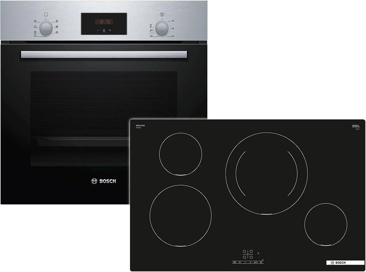 Bosch HBD231BR80 HBF133BR0 Backofen, Bosch HBD231BR80 Set Backofen HBF133BR0 + Induktionskochfeld PIE811BB5E