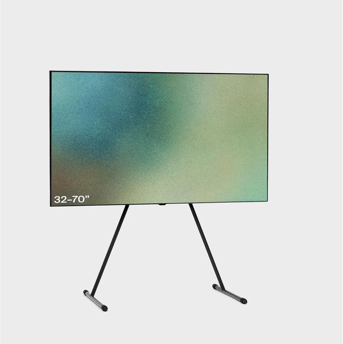 Smart TV, 70 Zoll, Fernseher, Transportrollen, Schwarz, 32-70 Zoll, Pedestal Viva Charcoal TV-Standfuß ohne Rollen, Stahl