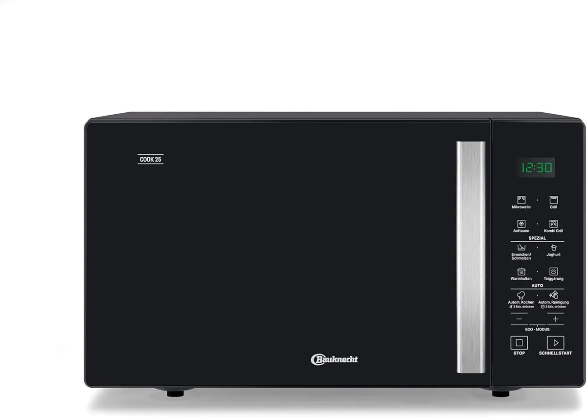 Bauknecht SM2 Mikrowelle, 25 L, Grill, Mikrowellenofen, Bauknecht Mikrowelle MW 253 SM2, 25 Liter, Schmelzen, Joghurtfunktion, Teigfunktion, AutoClean