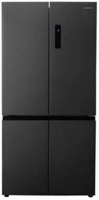 Kühlschrank 5-Jahres-Garantie, 600 L, Energieklasse E, Touch-Bedienung, No Frost, Inverter, LED Touch‐Display, HSBS‐HM600MDNFDxE++ Side‐by‐Side