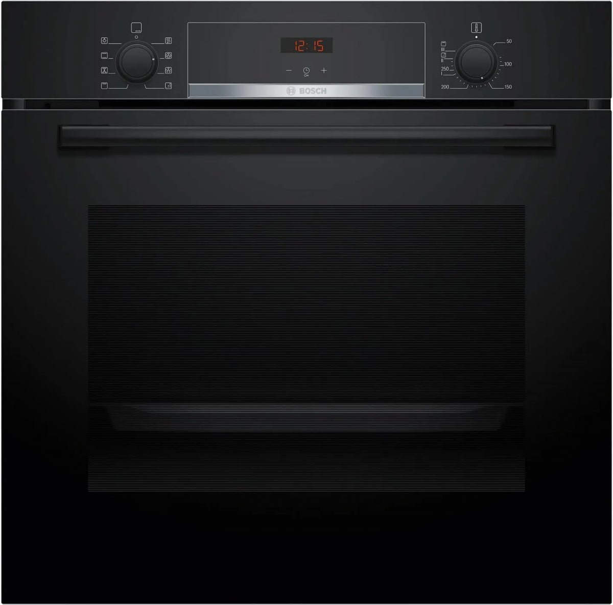 Bosch Serie 4 HBA553BA3F Backofen, Einbau, LED-Display, rotes Display