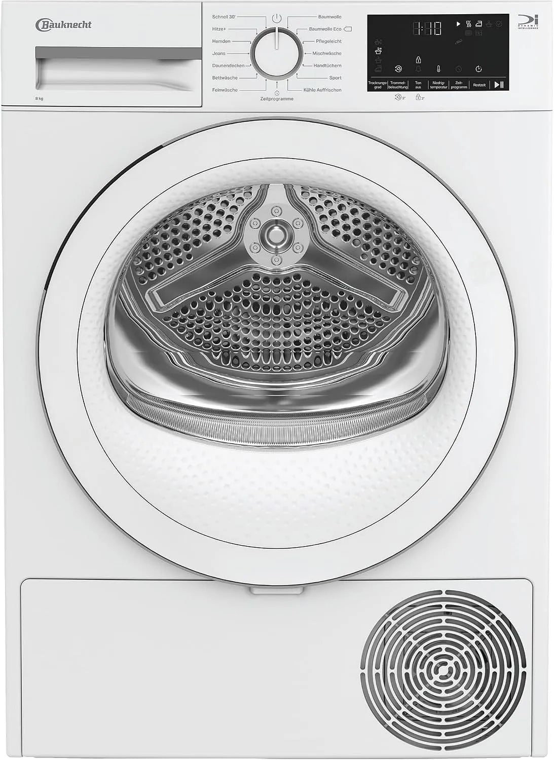 Bauknecht Wäschetrockner, 8 kg, Inverter, schmal, Intelligentes Trocknen, Slim, extra schmal, Trommelbeleuchtung, Bauknecht BD 8D WWS, EEK A++