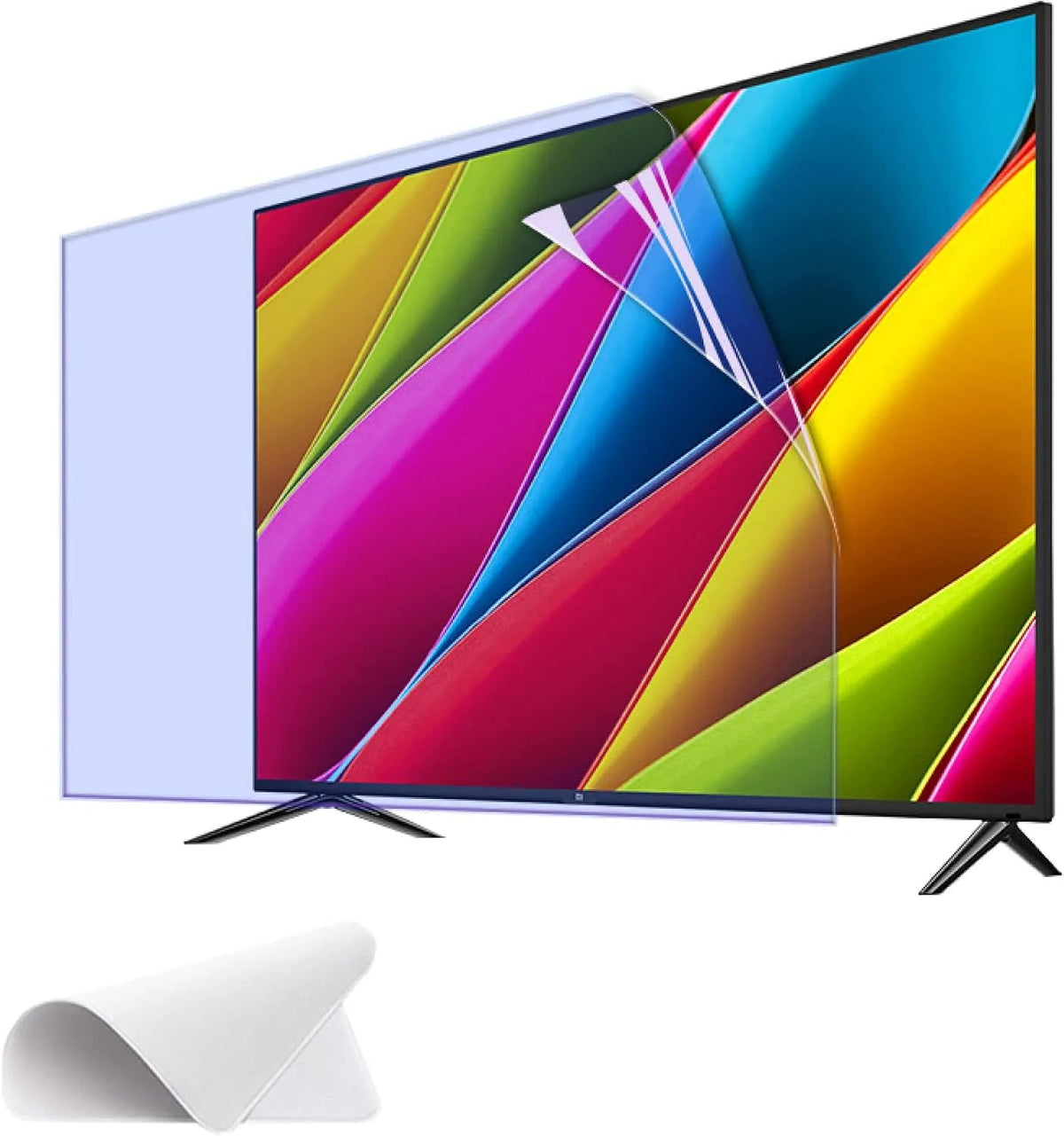 Smart TV, 77 Zoll, 1722x993mm, Fernseher, Anti-Blaulicht-TV-Bildschirmschutz 75-85-Zoll-Standard 77inch, keine Blasen, Blendschutz, Anti-UV-Entlastung
