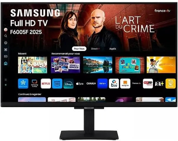 Samsung TU24F6005FKxxC Smart TV, 24 Zoll, Fernseher, 4K UHD, Full HD, Samsung TV 24' LED FHD 4K SmartTV TU24F6005FKxxC, Länderversion Französisch