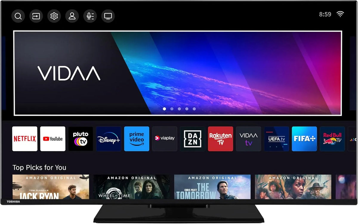 Toshiba 43UV3463DAW Smart TV, 43 Zoll, Fernseher, 4K UHD
