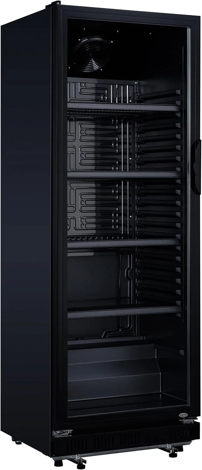 Kühlschrank, 347 L, 62 x 63.6 x 175.3 cm, METRO GSC2360B, LED-Beleuchtung, Schwarz, 4 verstellbaren Einlegeböden, METRO Professional