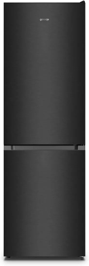 Gorenje NRK619AA1BxL4 35dB, Energieeffizienzklasse Kühl-Gefrierkombination, 304 L, 59, 5 × 187, 3 × 59 cm, 35 dB, No Frost, freistehend, Schwarz