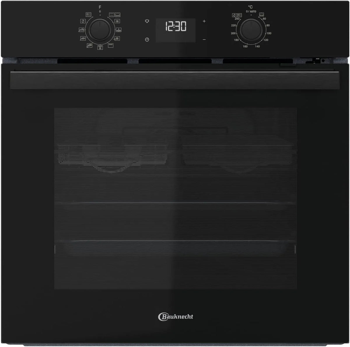 Bauknecht Kochfeld, 60cm, Grill, Glaskeramik-Kochfeld, Umluftherd mit 12 Funktionen, FlexiClean-Reinigungsfunktion