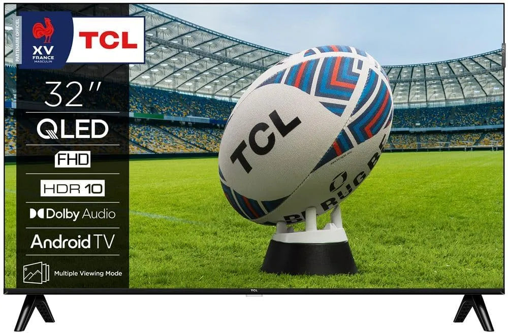 Smart TV, Fernseher, QLED, Dolby Audio, WLAN, Android OS, Full HD, TVC QLED 32 FHD ANDROID TV WIFI DOLBY AUDIO 2.0