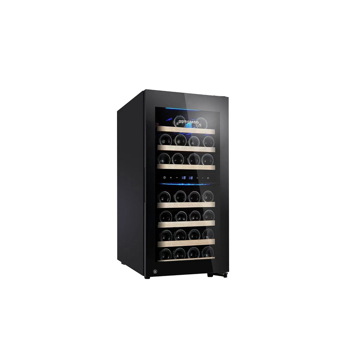 Weinkühlschrank, 100 L, 39, 5x58x84 cm, 33 Flaschen, GGM, 2 Zonen