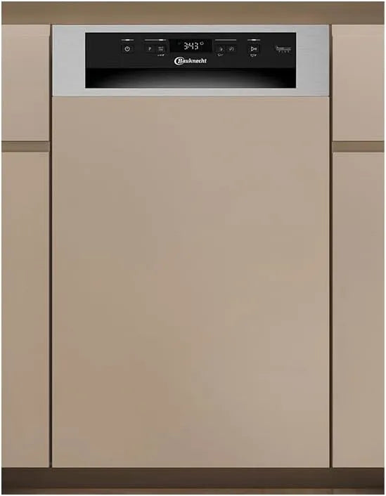 Bauknecht BK6PC11BS7A0 Geschirrspüler, 45 cm, Hygiene, Slim-Format, vollintegriert, ActiveDry, Sensorprogramm, PowerClean, Besteckschublade