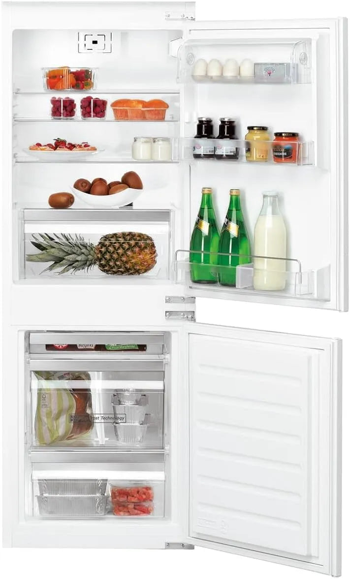 Bauknecht Nische 158, KGIS P StopFrost Einbau-Kühl-, Gefrierkombination, Gesamtnutzinhalt: 232 Liter, ProFresh, Hygiene+ Filter, StopFrost, Weiss