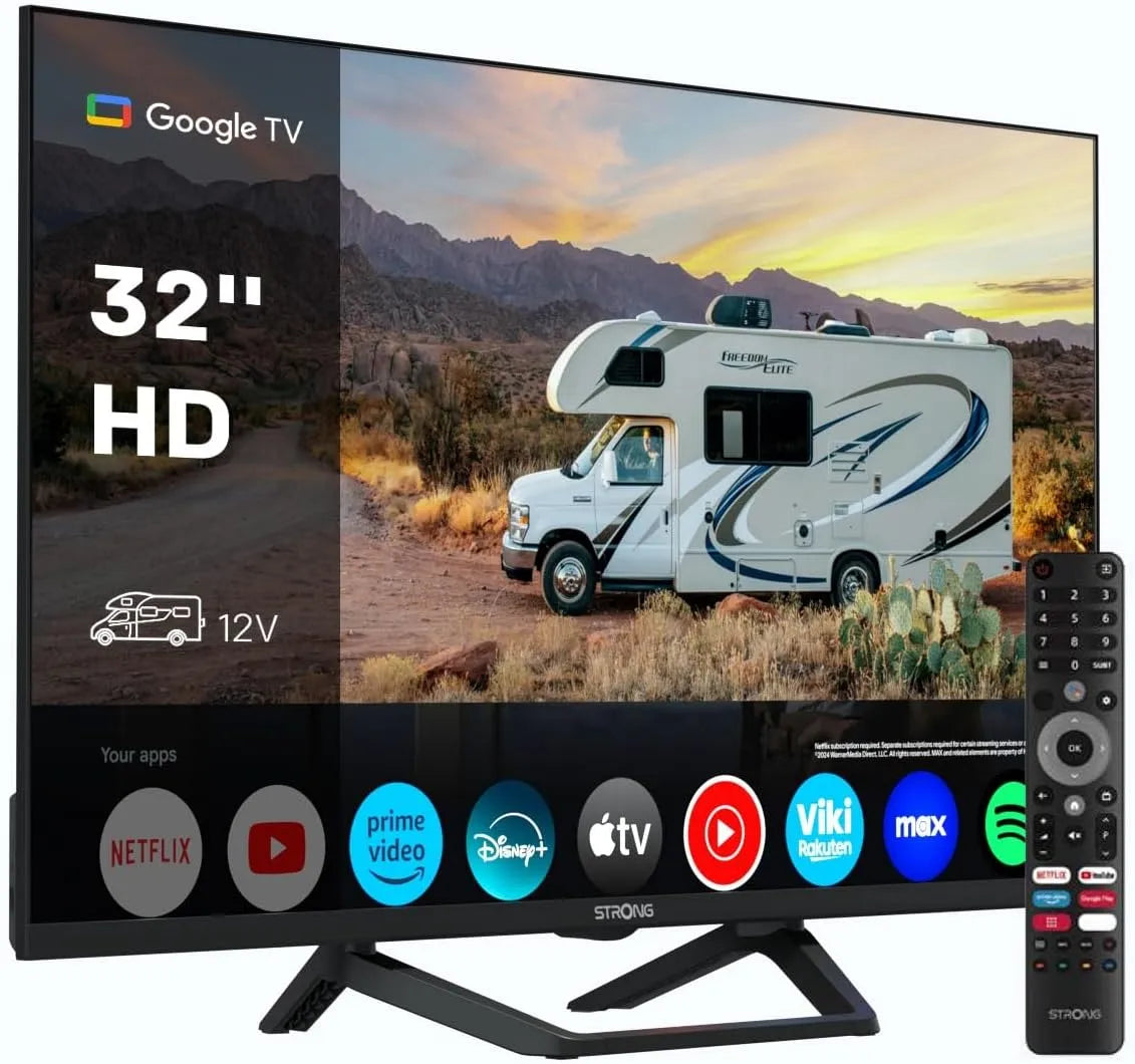 Smart TV SRT32HG4723C, Fernseher, Schwarz, Strong 32'' HD TV SRT32HG4723C