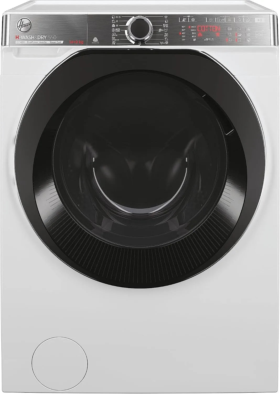 Hoover H5DPB4149AMBC-S Waschtrockner, 14 kg, Energieklasse F, Waschmaschine, Trockner, WLAN, Bluetooth, Inverter, Hoover H-WASH&DRY 550, Füllmenge