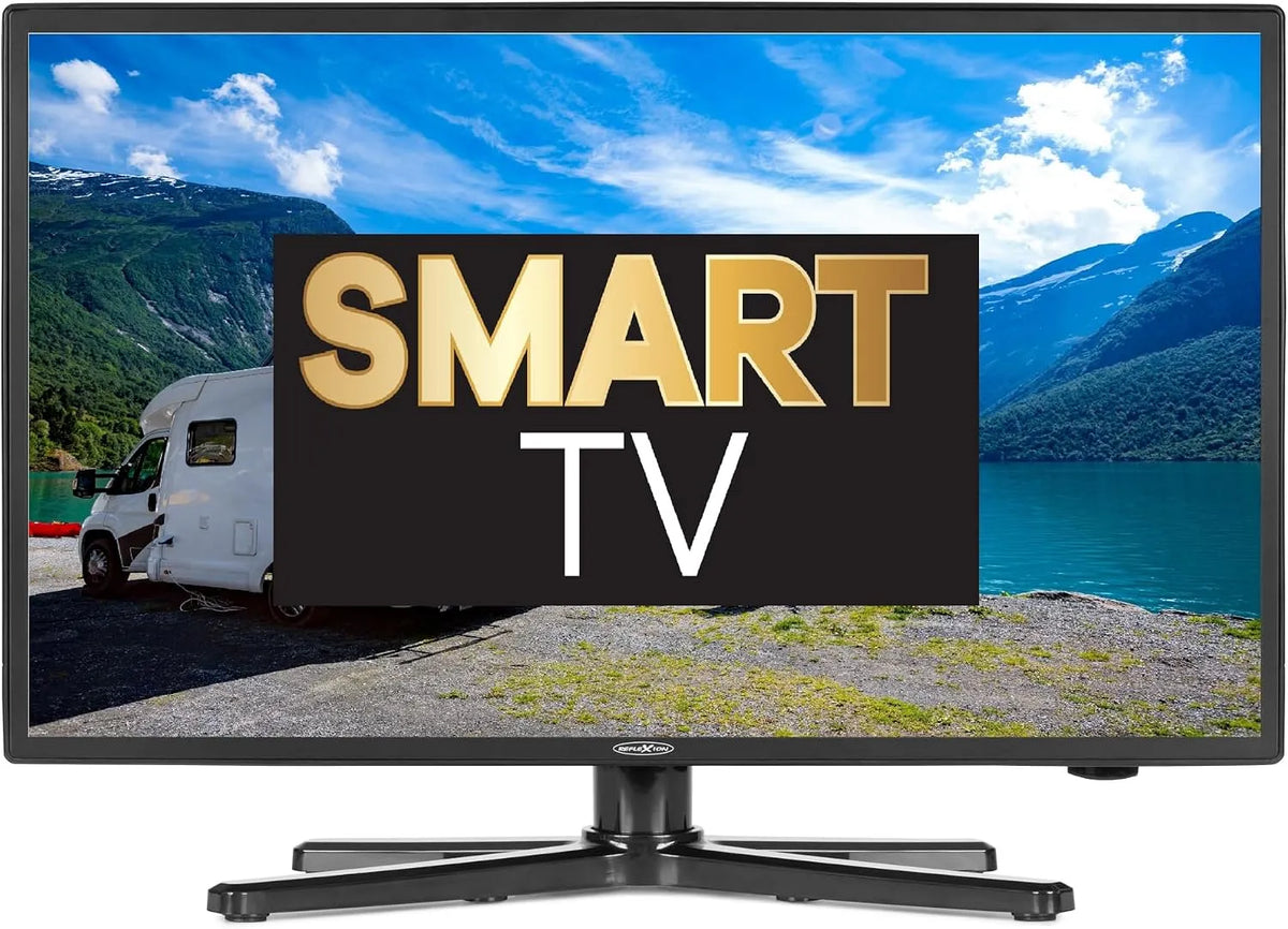 Smart TV LEDW24i 12, 24, 230V, 24 Zoll, 230 V, Fernseher, Triple-Tuner DVB-T2, S2, Bluetooth, DVB-S2