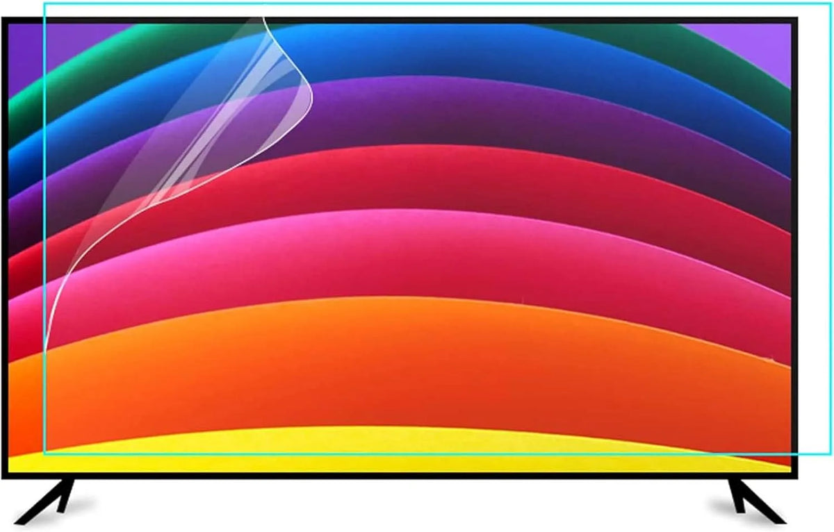 Smart TV, 58 Zoll, 1269x721mm, Fernseher, Anti-Blaulicht-Bildschirmfilter, Blendschutzfolie für TV-Bildschirme, lindert Augenbelastung, mattierte