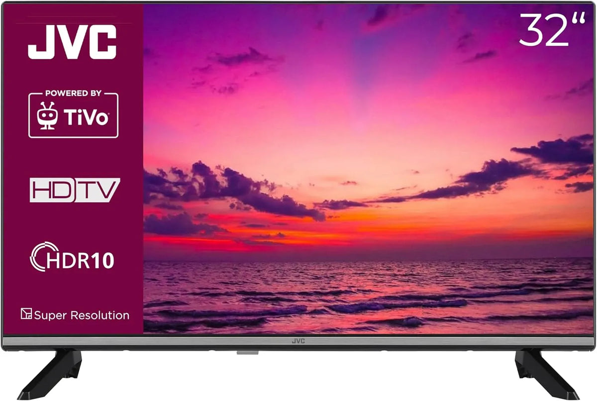 JVC LT-32VH7555 Smart TV, 32 Zoll, Fernseher, HDR, LED TV LT-32VH7555, JVC Fernseher 32 Zoll Smart TV Powered by TiVo HD-Ready Fernseher