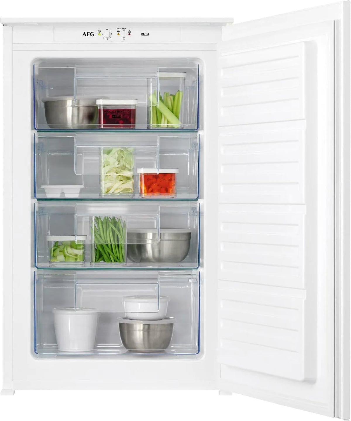 AEG Serie 6000 4-Sterne Gefrierschrank, 98 L, Einbau, Gefrierfach, Tiefkühlschrank, TAB6L88ES, Serie 6000 LowFrost: weniger Eisbildung