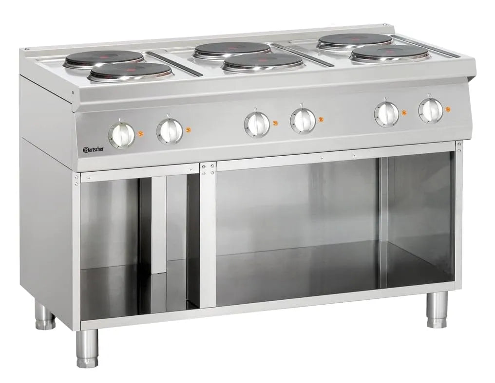 Produkt Bartscher Elektroherd 700 mit offenem Unterbau 120x700 Gastronomiebedarf