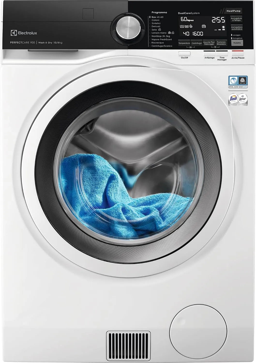 Electrolux EW9W216BW Waschtrockner, 10 kg, Energieklasse B, Waschmaschine, Trockner, Weiß